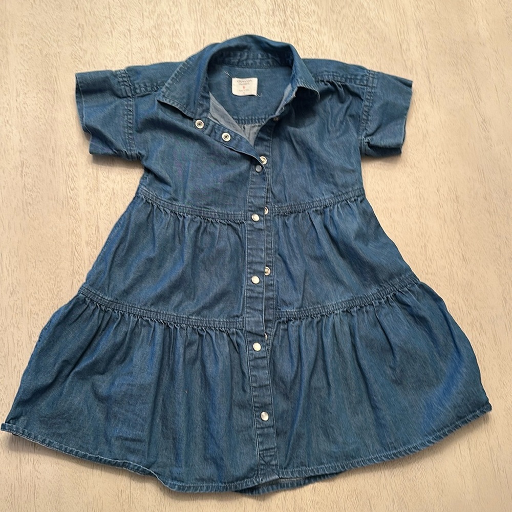 Crewcuts girls denim dress - size 5